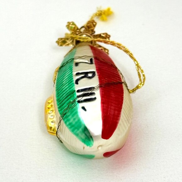 Vintage Inge Glas Zeppelin-III Blown Glass Ornament Germany - Picture 3 of 6